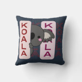 シンプルトレンディーカワイイスタイルコアラオーストラリア クッション (裏面)