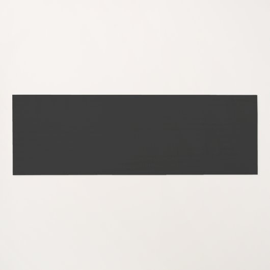 シンプルトレンディーシックブラックカパーソナライズされたリグラフィ  ヨガマット (裏面(横))