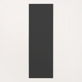 シンプルトレンディーシックブラックカパーソナライズされたリグラフィ  ヨガマット (裏面)