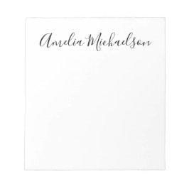 シンプルトレンディーミニマモダンリストブラック&ホワイト ノートパッド