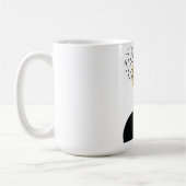シンプルトレンディーモダンの図形芸術 コーヒーマグカップ (左)