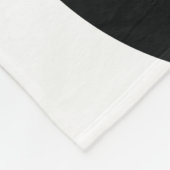 シンプルトレンディーモダンの図形芸術 フリースブランケット (角)