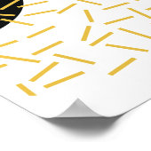 シンプルトレンディーモダンの図形芸術 ポスター (角)