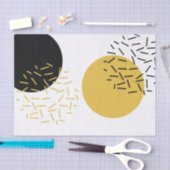 シンプルトレンディーモダンの図形芸術 薄葉紙 (クラフト)