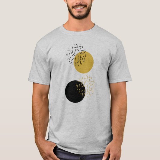 シンプルトレンディーモダンの図形芸術 Tシャツ (正面)