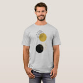 シンプルトレンディーモダンの図形芸術 Tシャツ (正面フル)