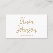 シンプルトレンディーモダン手札付き名刺 名刺 (正面)