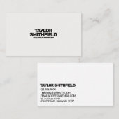 シンプルトレンディーモダン 名刺 (正面/裏面)