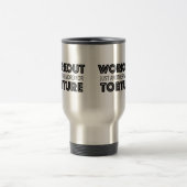 シンプルトレーニングユーモアジおもしろいム トラベルマグ (中央)