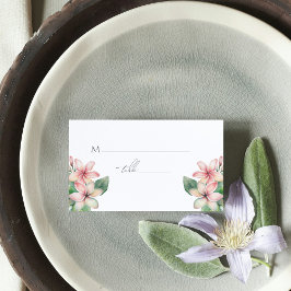 シンプルトロピエレガントカルビーチ結婚式 プレイスカード