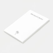 シンプルトロピカルパームツリーズハンドドロッドイラストレーション ポストイット (アングル)