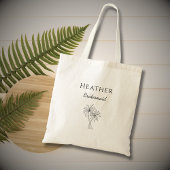 シンプルトロピカルパームツリーモダン ブライズメイド トートバッグ