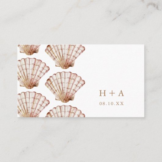 シンプルトロピ結婚カル エンクロージャーカード (裏面)