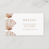 シンプルトロピ結婚カル エンクロージャーカード (正面)