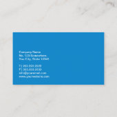 シンプルトークバブル変換QRコード 名刺 (裏面)