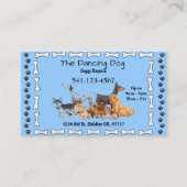 シンプルドギーデイサービス名刺 名刺 (正面)