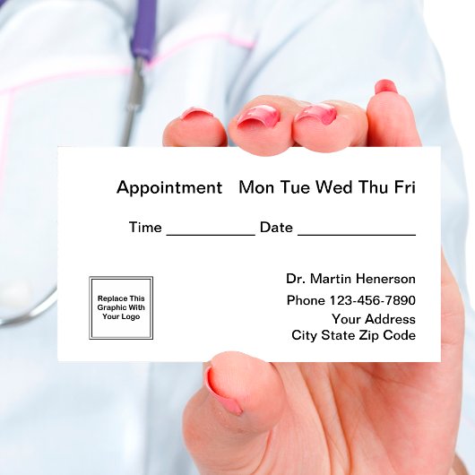 シンプルドクターアポイントメント 予約カード