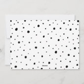 シンプルドッグ行った年3写真クリスマス シーズンカード (裏面)