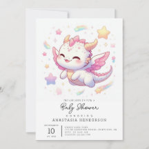 シンプルドラゴンベビーシャワー