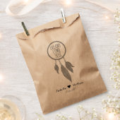 シンプルドリーマ結婚キャッチャー フェイバーバッグ (クリップ留めされた状態)