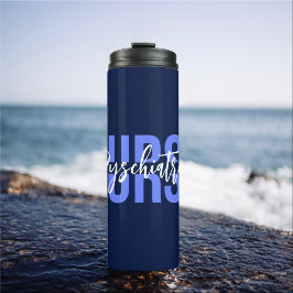 シンプルナースカスタム文字専門：精神医学 タンブラー