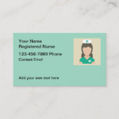 シンプルナース登録連絡名刺 名刺 (正面)