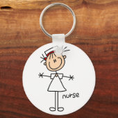 シンプルナースTシャツとギフト キーホルダー (正面)
