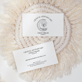 シンプルニューエイジブラック&ホワイト 名刺