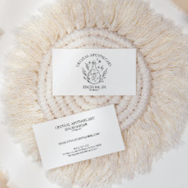 シンプルニューエイジブラック&ホワイト 名刺