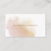 シンプルニュートラミニマルル水色 名刺 (正面)
