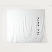 シンプルニュートラルモダンママを背景にする タペストリー (正面(横))