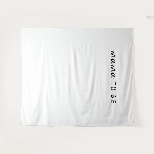 シンプルニュートラルモダンママを背景にする タペストリー (正面(横))