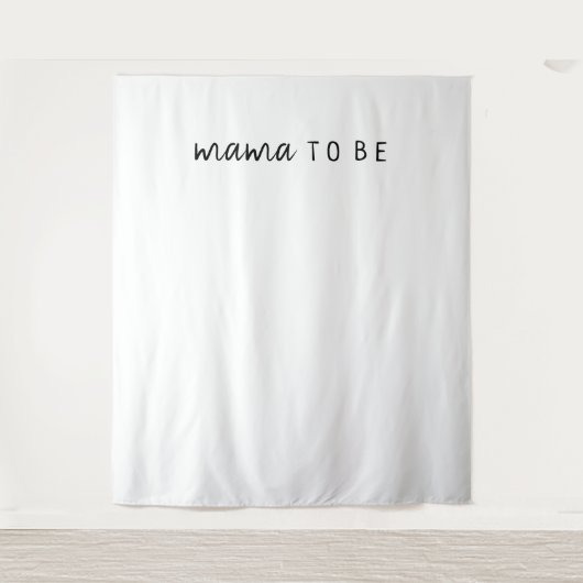 シンプルニュートラルモダンママを背景にする タペストリー (正面)