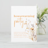 シンプルニュートラル感謝祭ディナーパーティー招待 招待状 (スタンド正面)