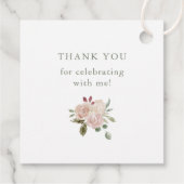 シンプルニュートラル水彩花First Communion フェイバータグ (裏面)