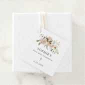 シンプルニュートラル水彩花First Communion フェイバータグ (インサイチュ)