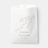 シンプルニュートラル結婚植物薬 フェイバーバッグ (正面)