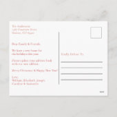 シンプルニューホームfor the Holidays移動はがき シーズンポストカード (裏面)