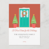 シンプルニューホームfor the Holidays移動はがき シーズンポストカード (正面)