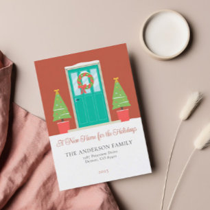 シンプルニューホームfor the Holidays移動はがき シーズンポストカード