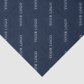 シンプルネイビカスタムーのビジネスブランドロゴ印刷 薄葉紙 (詳細)