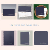 シンプルネイビモダンーブループロフェッショナル 名刺