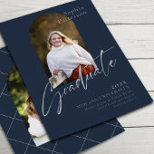 シンプルネイビーグレイ 案内状