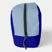 シンプルネイビーブルーライトブルーメッセージテンプレート ドップキット (右)