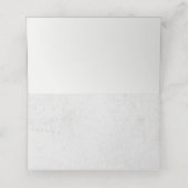 シンプルネイビー水色金ゴールド結婚のテーブル席 プレイスカード (内部開封)