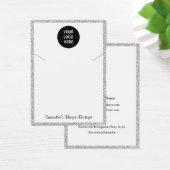 シンプルネックレスディスプレイ事業ロゴシルバー (デスク)