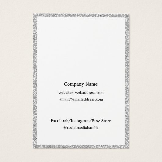 シンプルネックレスディスプレイ事業ロゴシルバー (裏面)