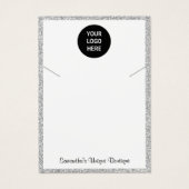 シンプルネックレスディスプレイ事業ロゴシルバー (正面)