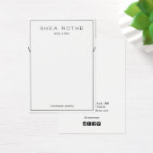 シンプルネックレスブレスレットジュエリーディスプレイカード (デスク)