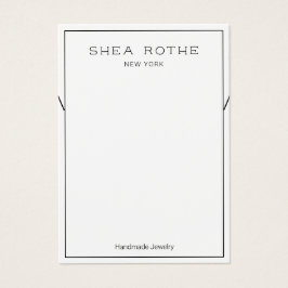 シンプルネックレスブレスレットジュエリーディスプレイカード